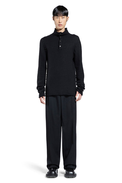 BOTTEGA VENETA MAN BLACK KNITWEAR