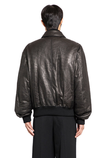 SAINT LAURENT MAN BLACK JACKETS