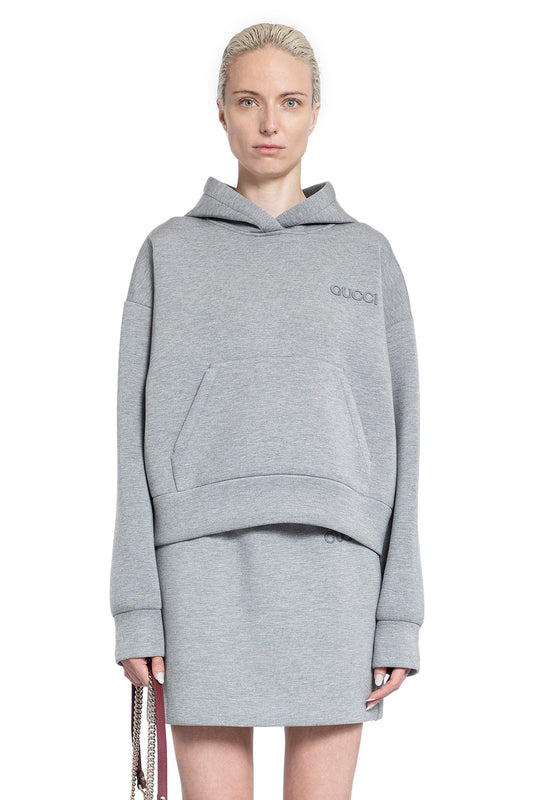 GUCCI WOMAN GREY SWEATSHIRTS