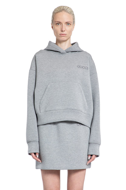 GUCCI WOMAN GREY SWEATSHIRTS