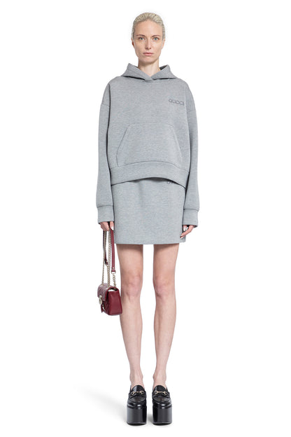 GUCCI WOMAN GREY SWEATSHIRTS