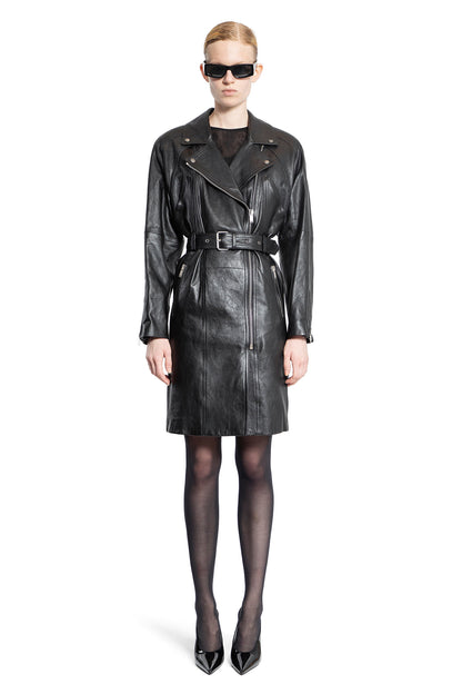 Antonioli SAINT LAURENT WOMAN BLACK COATS