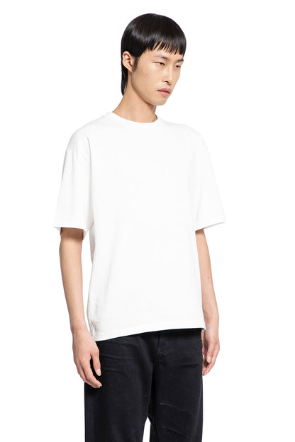 SAINT LAURENT MAN WHITE T-SHIRTS & TANK TOPS