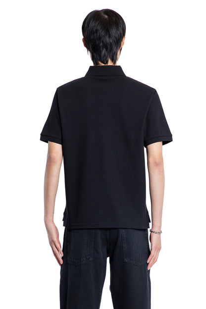 SAINT LAURENT MAN BLACK T-SHIRTS & TANK TOPS