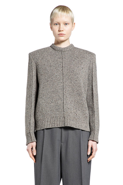 BOTTEGA VENETA WOMAN GREY KNITWEAR