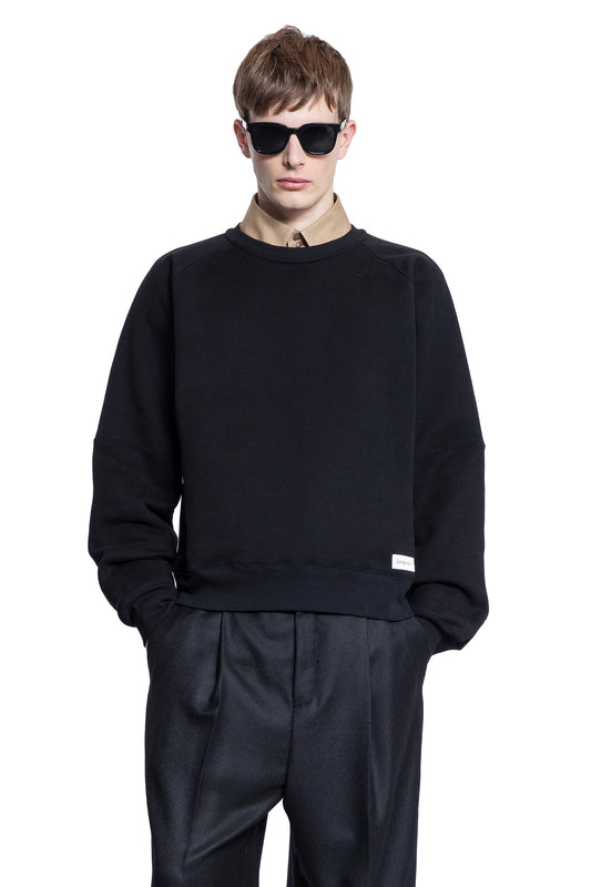 SAINT LAURENT MAN BLACK SWEATSHIRTS