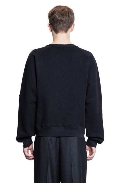 SAINT LAURENT MAN BLACK SWEATSHIRTS