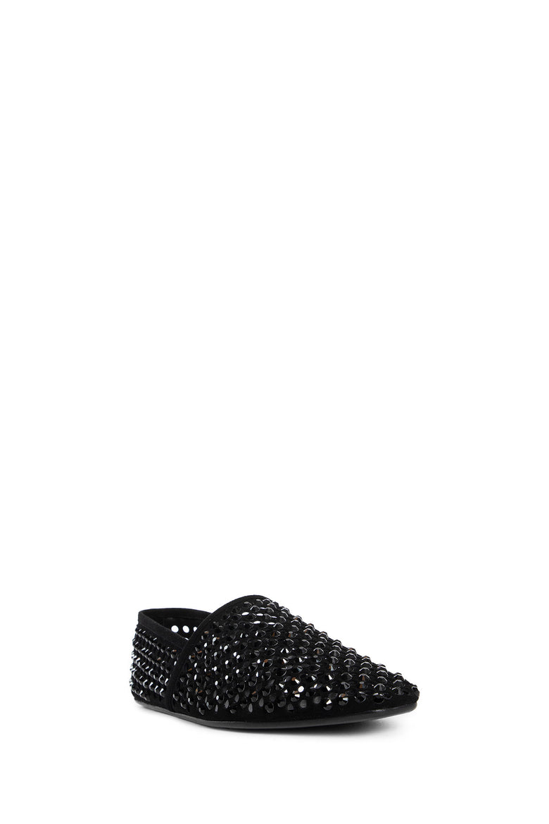 SAINT LAURENT MAN BLACK LOAFERS & FLATS