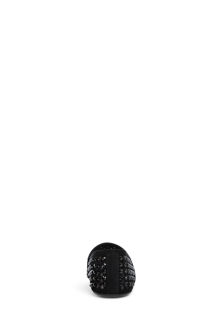 SAINT LAURENT MAN BLACK LOAFERS & FLATS