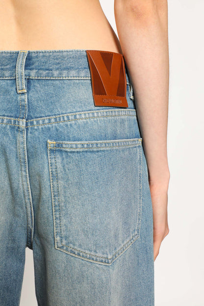 VALENTINO WOMAN BLUE JEANS