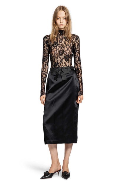 VALENTINO WOMAN BLACK BODYSUITS