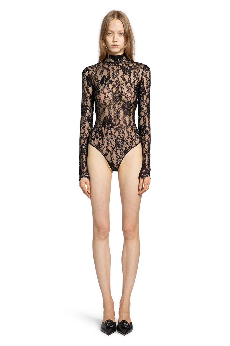 VALENTINO WOMAN BLACK BODYSUITS