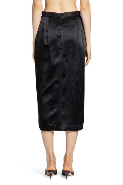 VALENTINO WOMAN BLACK SKIRTS