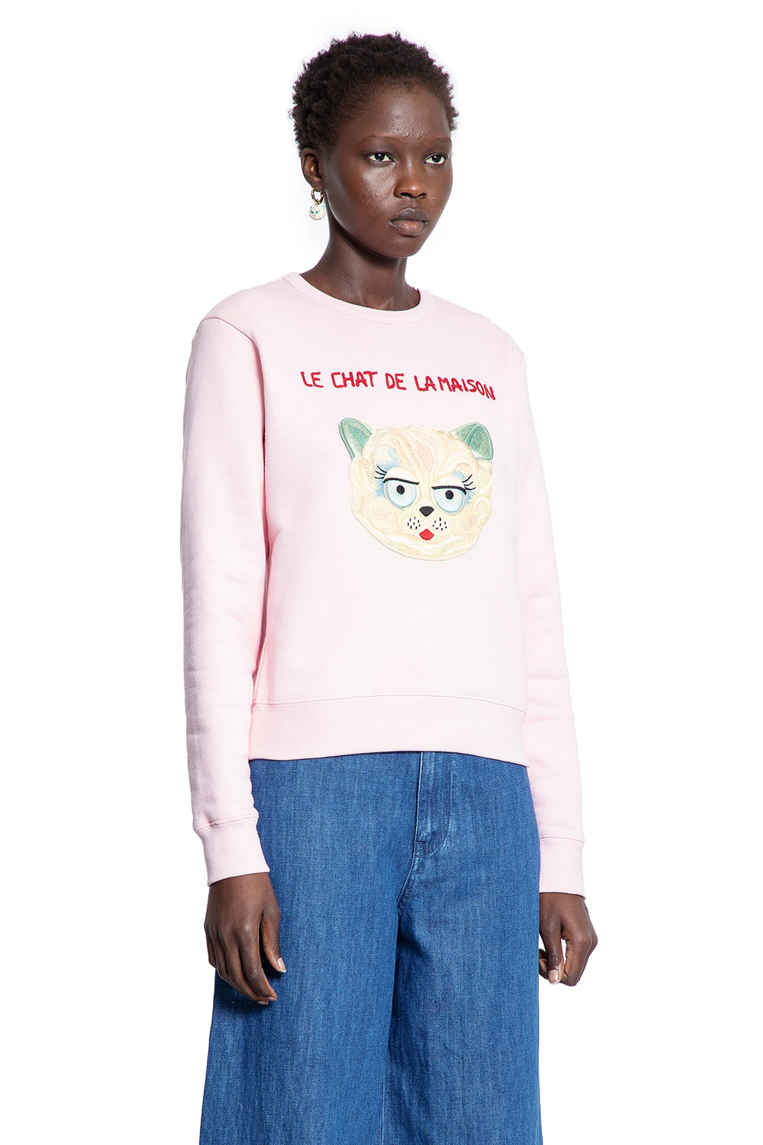 Le Chat De La Maison Cotton Sweatshirt