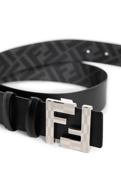 FENDI MAN BLACK BELTS