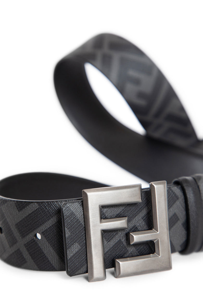 FENDI MAN BLACK BELTS