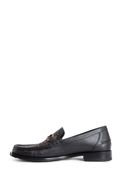 FENDI MAN BLACK LOAFERS & FLATS