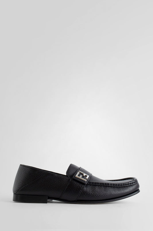 FENDI MAN BLACK LOAFERS & FLATS