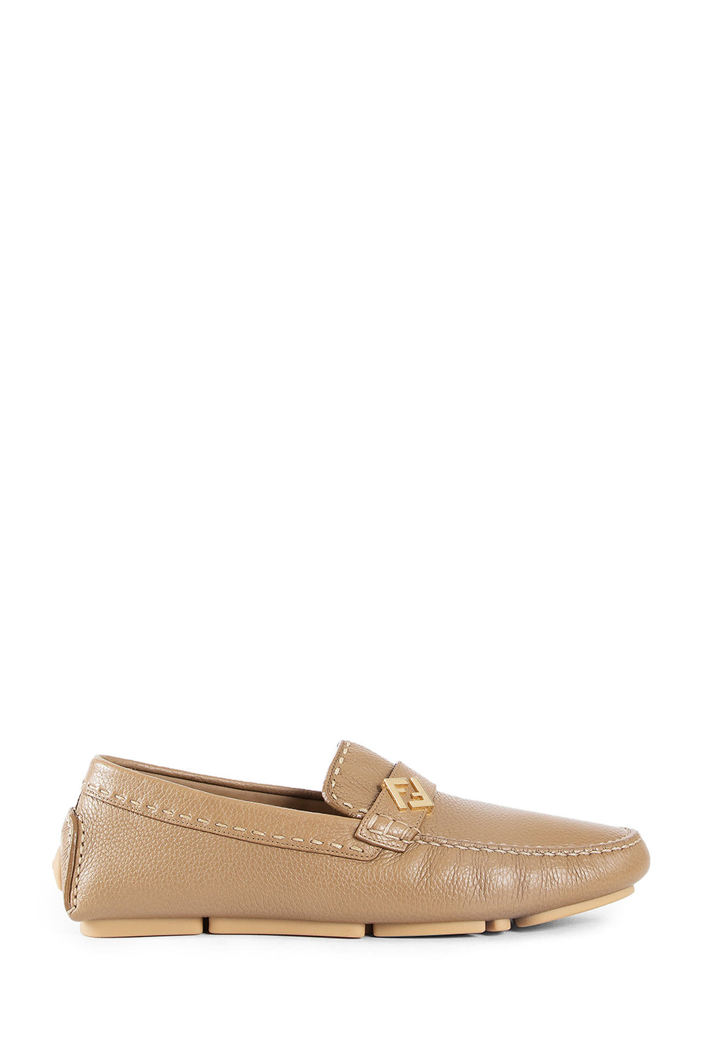 FENDI MAN BEIGE LOAFERS & FLATS