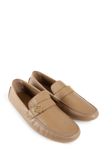 FENDI MAN BEIGE LOAFERS & FLATS