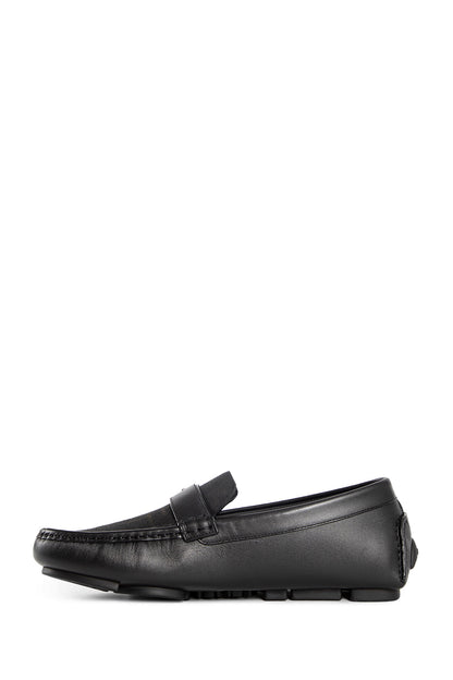 FENDI MAN BLACK LOAFERS & FLATS