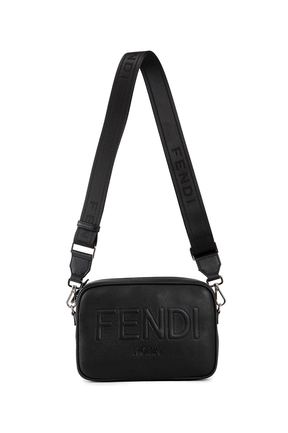 FENDI MAN BLACK CROSSBODY BAGS