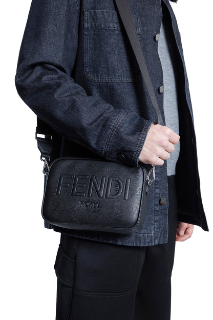 FENDI MAN BLACK CROSSBODY BAGS