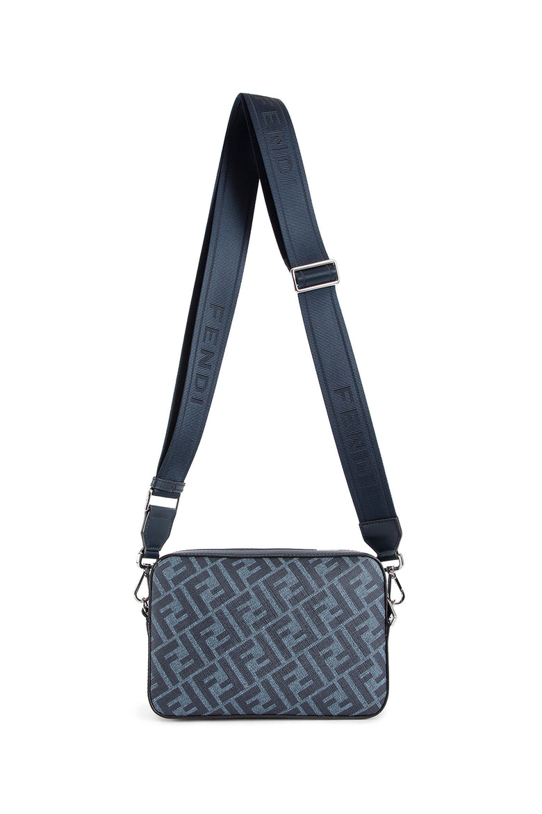 FENDI MAN BLUE CROSSBODY BAGS