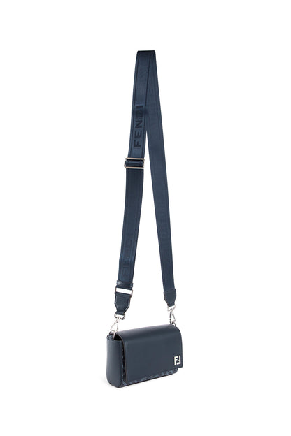 FENDI WOMAN BLUE CROSSBODY BAGS