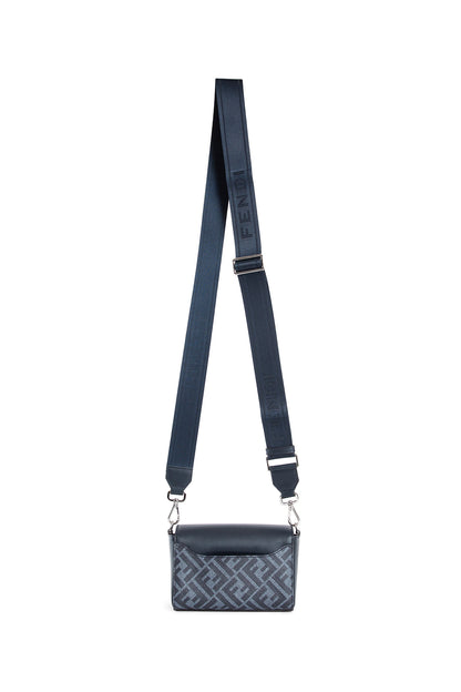 FENDI WOMAN BLUE CROSSBODY BAGS