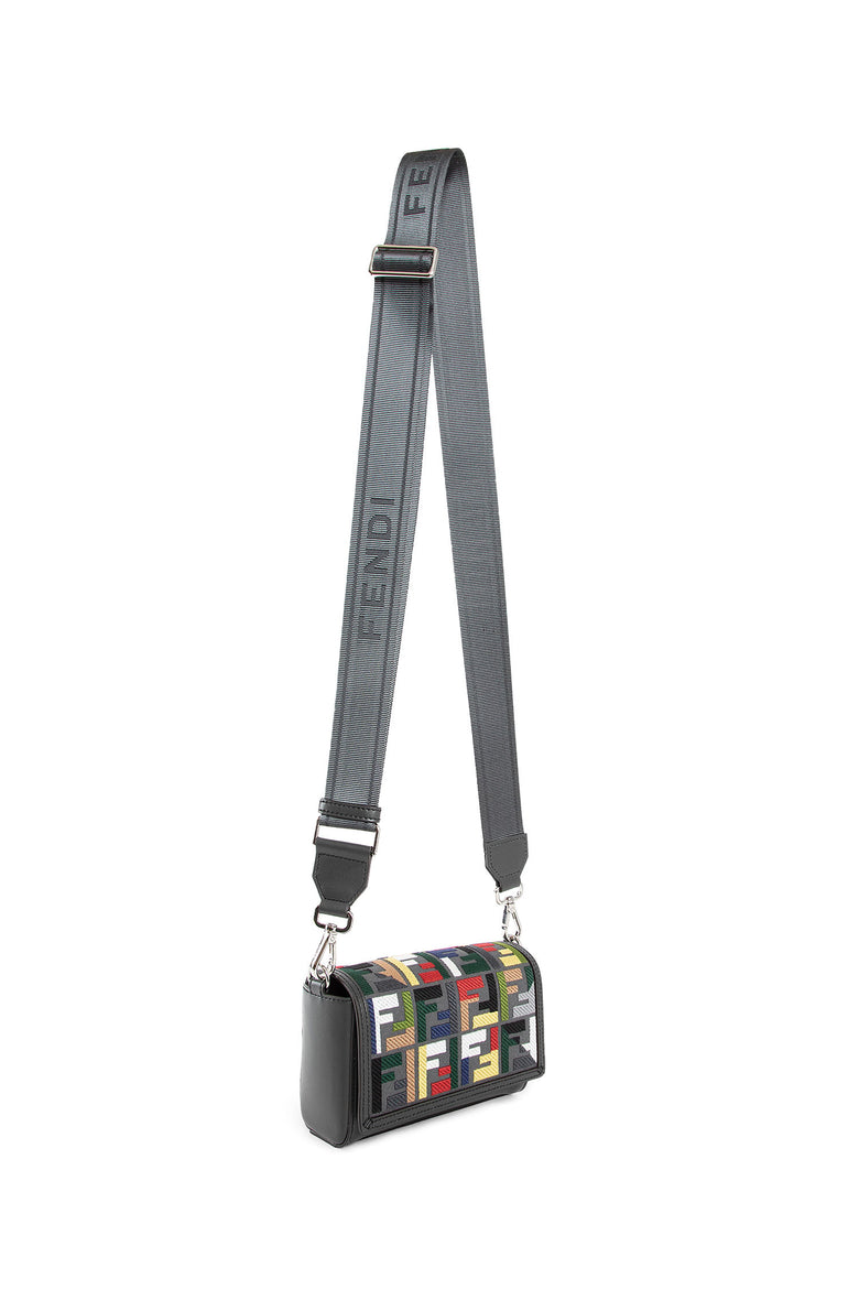 FENDI MAN GREY CROSSBODY BAGS