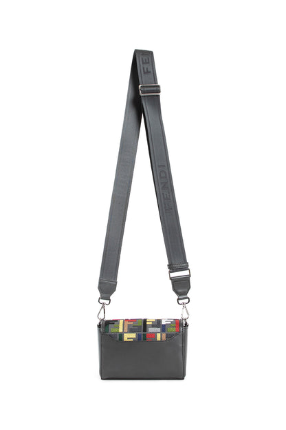 FENDI MAN GREY CROSSBODY BAGS