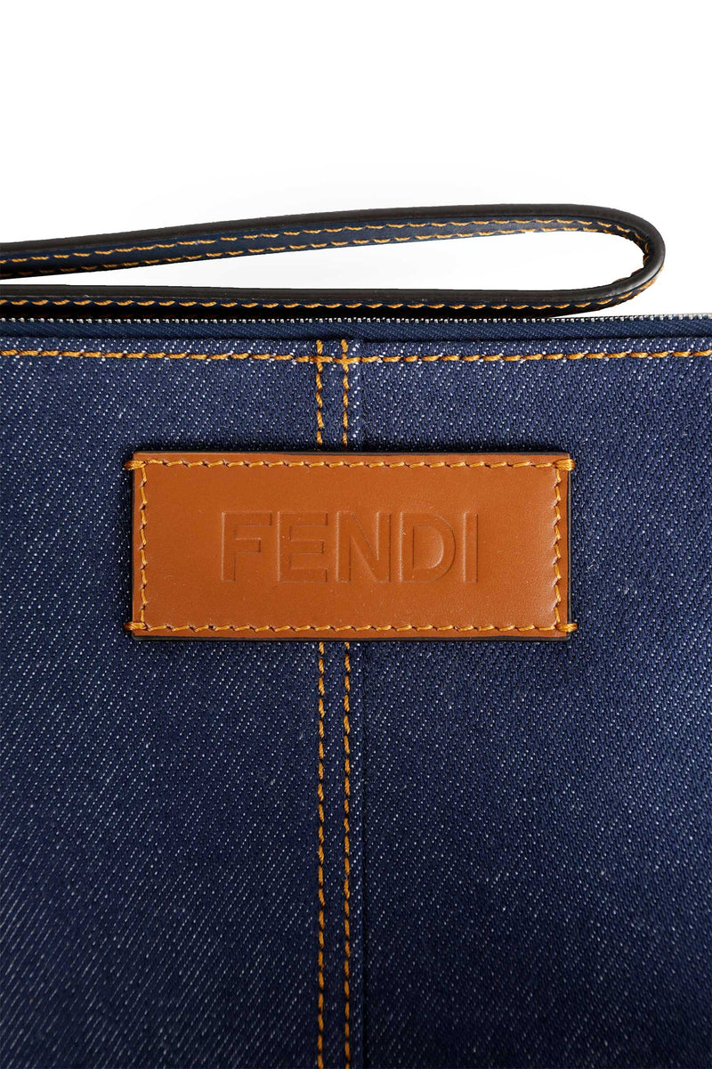 FENDI FF Medium Flat Pouch man