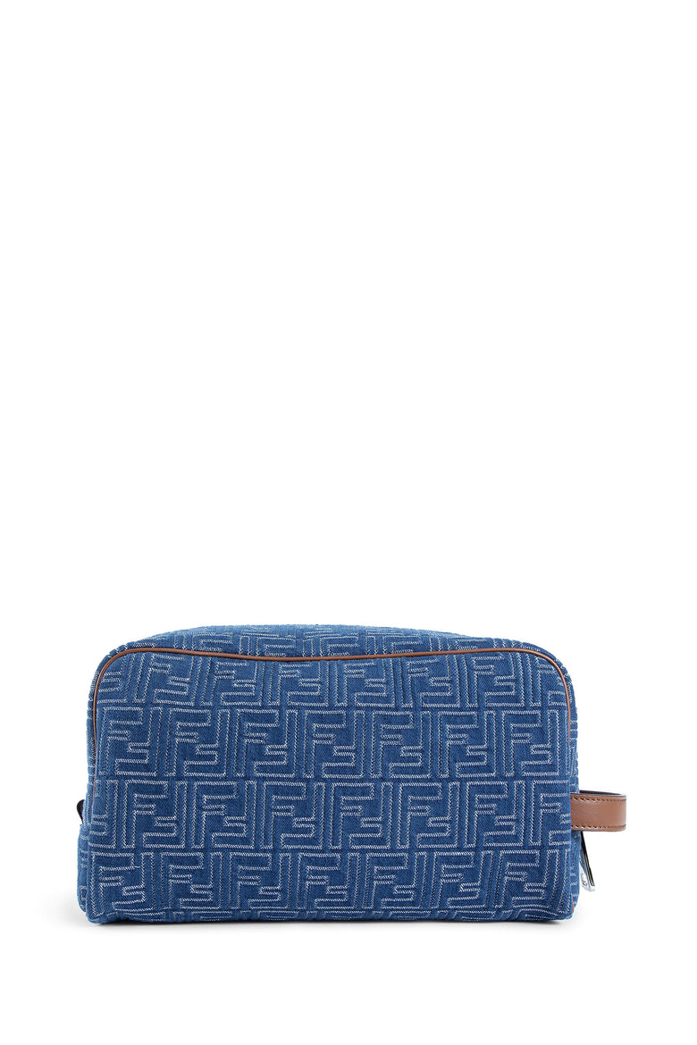 FENDI MAN BLUE CLUTCHES & POUCHES