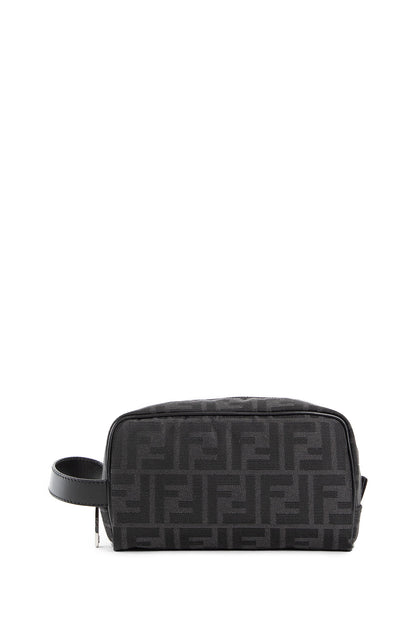 FENDI MAN BLACK CLUTCHES & POUCHES