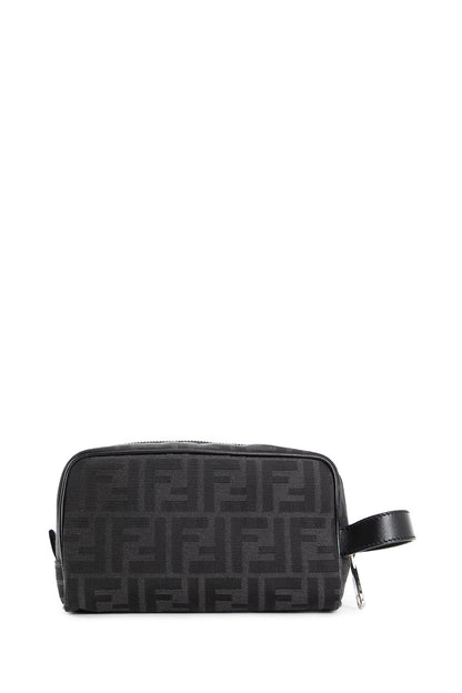 FENDI MAN BLACK CLUTCHES & POUCHES