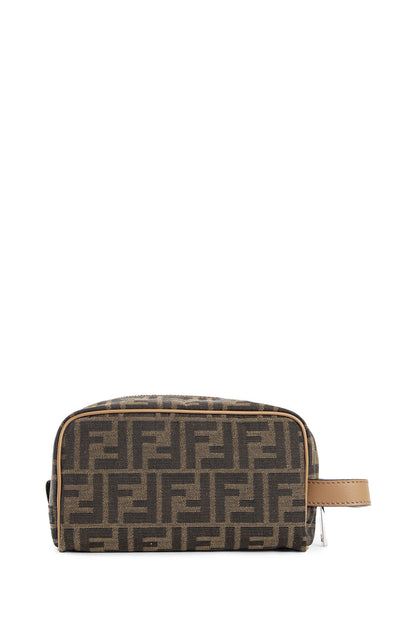 FENDI MAN BROWN CLUTCHES & POUCHES