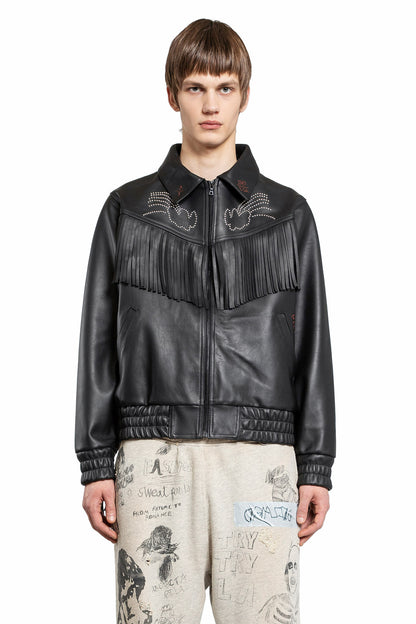 Antonioli PALY HOLLYWOOD MAN BLACK JACKETS