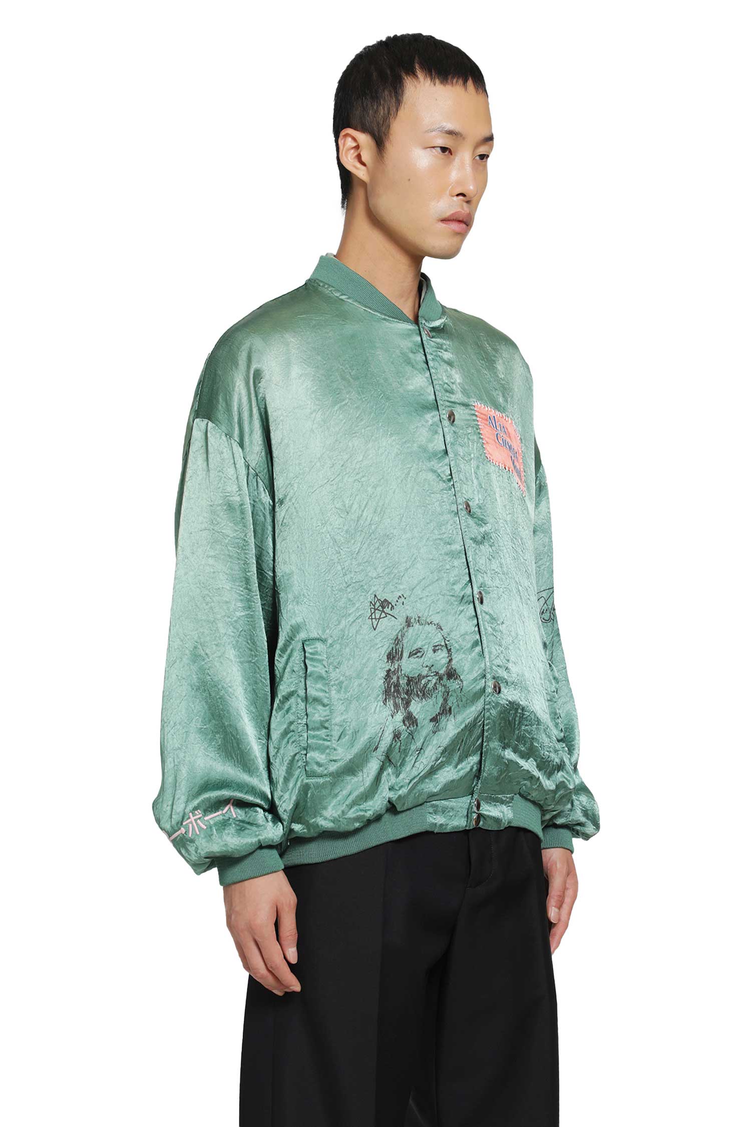 PALY HOLLYWOOD Jim's Room Satin Jacket man