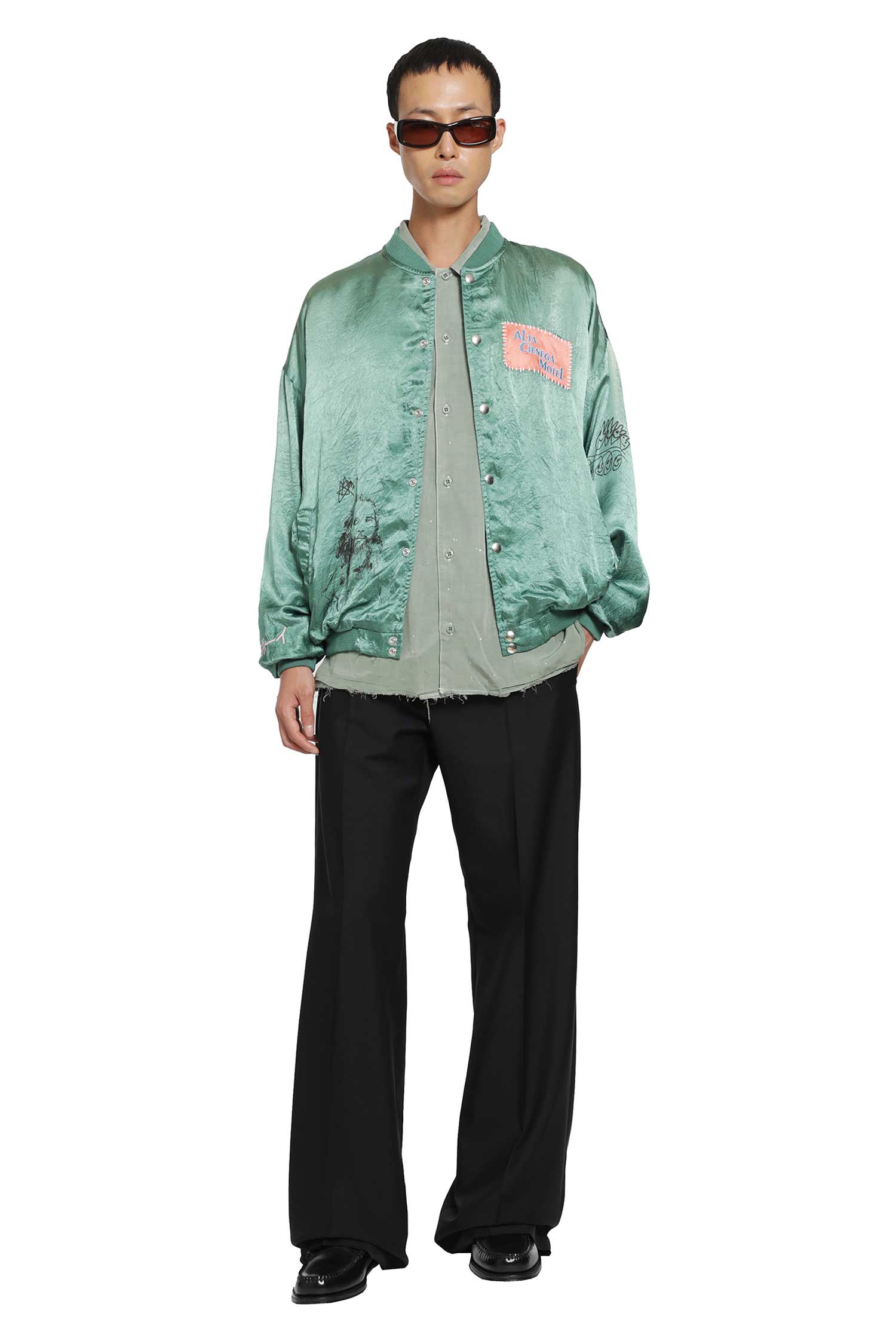 PALY HOLLYWOOD Jim's Room Satin Jacket man