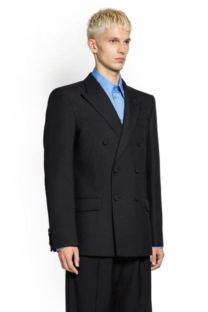 Double-Breasted Wool Gabardine Blazer