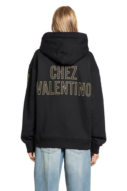 VALENTINO MAN BLACK SWEATSHIRTS