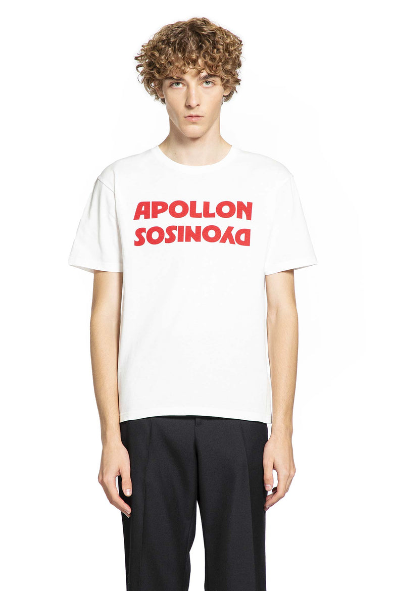 VALENTINO MAN WHITE T-SHIRTS & TANK TOPS