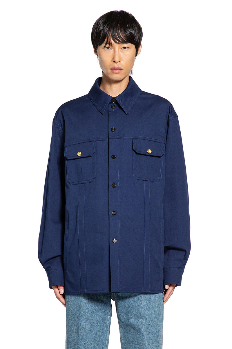 Cotton Gabardine Overshirt - Antonioli.eu