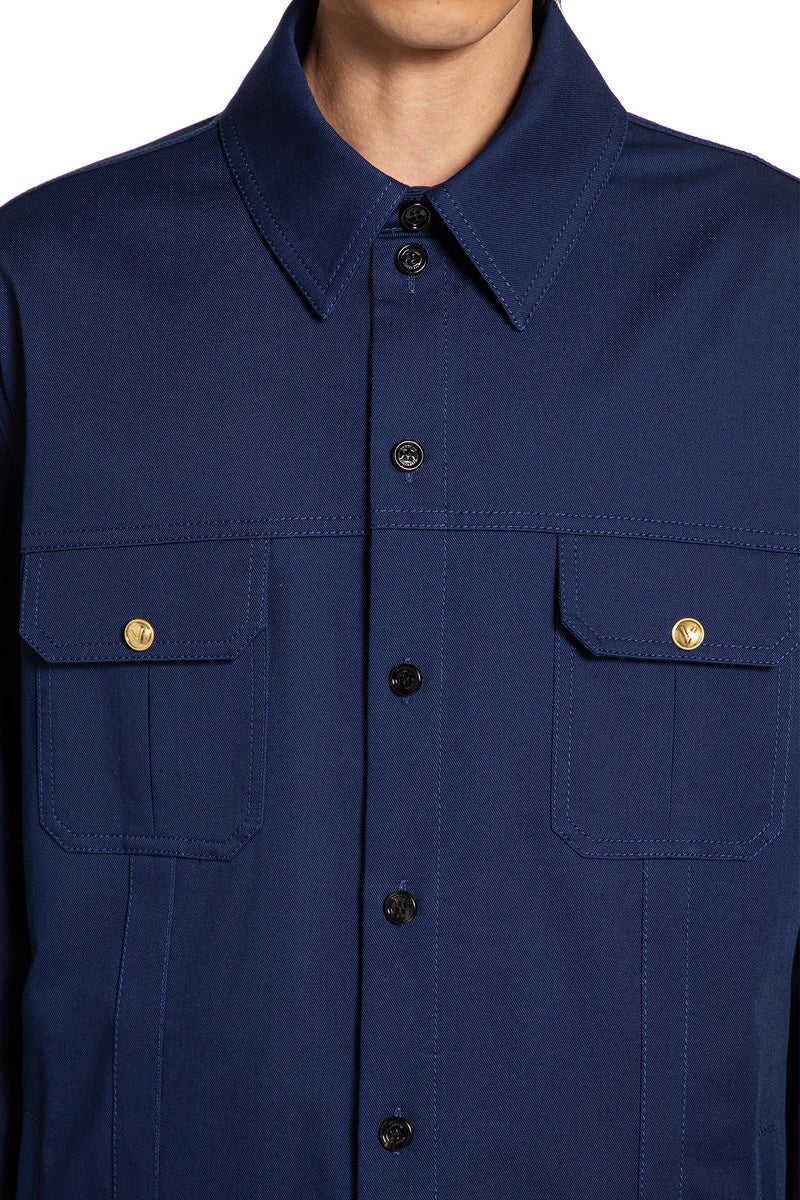 Cotton Gabardine Overshirt - Antonioli.eu