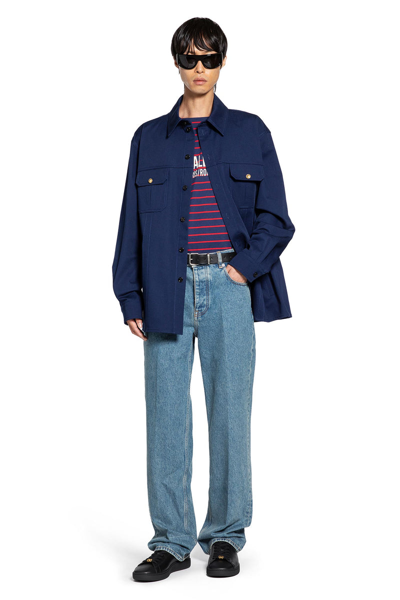 Cotton Gabardine Overshirt - Antonioli.eu