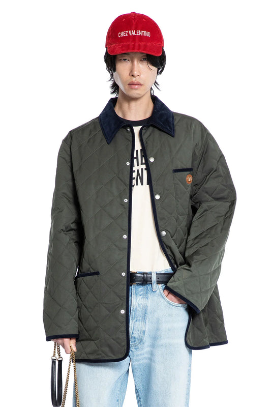 Quilted Nylon VLogo Jacket - Antonioli.eu