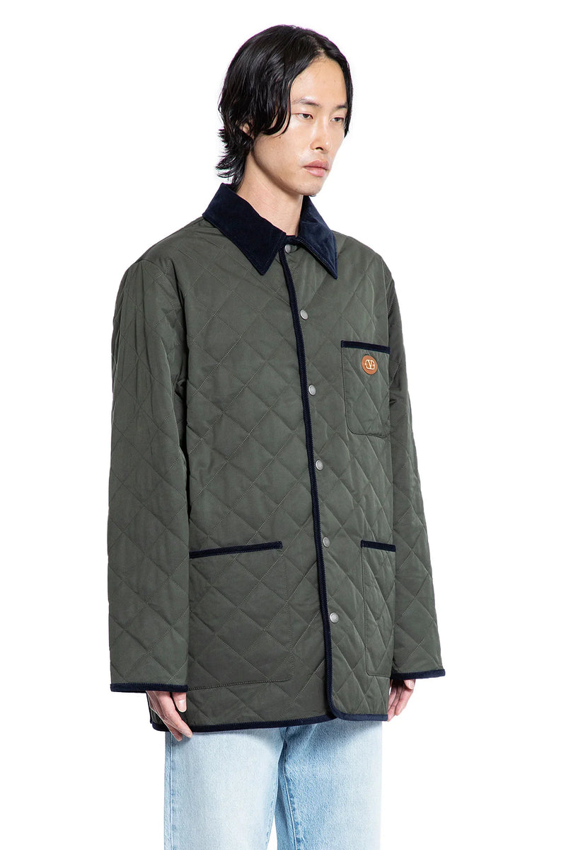 Quilted Nylon VLogo Jacket - Antonioli.eu