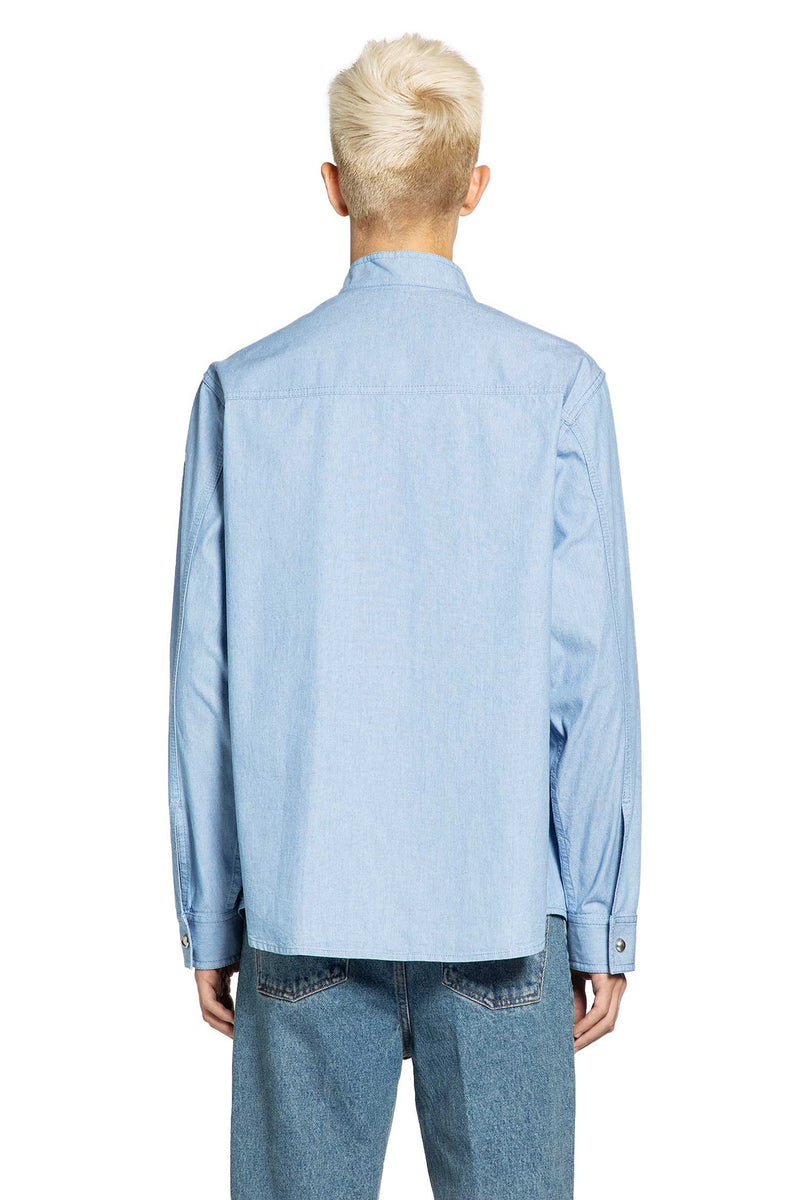 Denim Long Sleeve Shirt with Boule