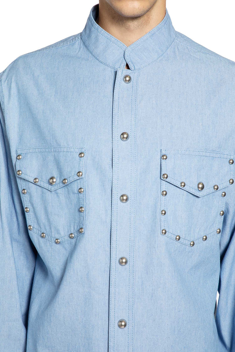 Denim Long Sleeve Shirt with Boule